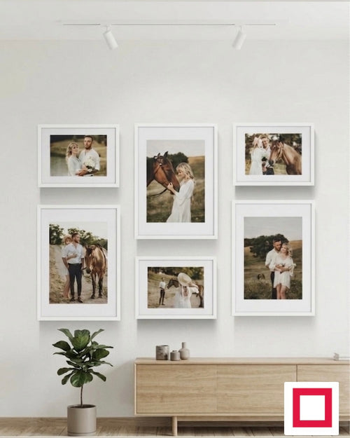 Lüks Tuğla Fotoğraf Çerçevesi – Duvar Galeri Çerçeve Seti
