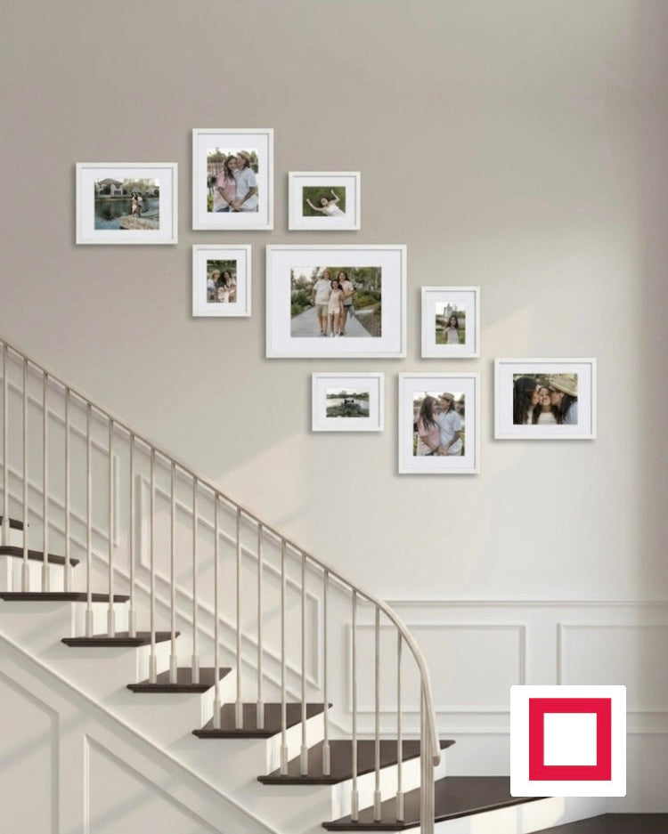 Büyük Merdiven Fotoğraf Çerçevesi – Duvar Galeri Çerçeve Setleri