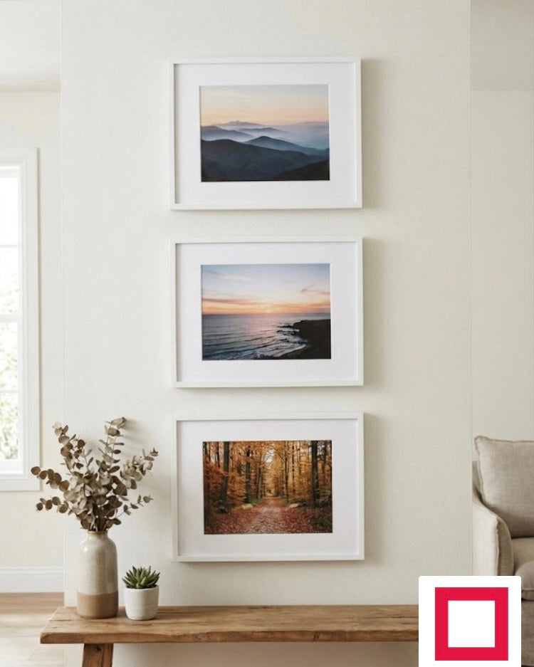 32x44 Büyük Sıralı Fotoğraf Çerçevesi – Duvar Galeri Çerçeve Seti
