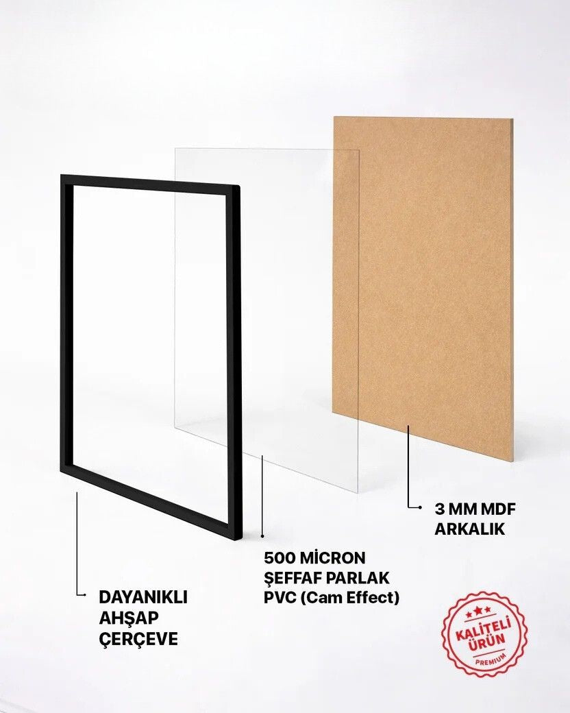 32x44 Büyük İkili Duvar Galeri Seti