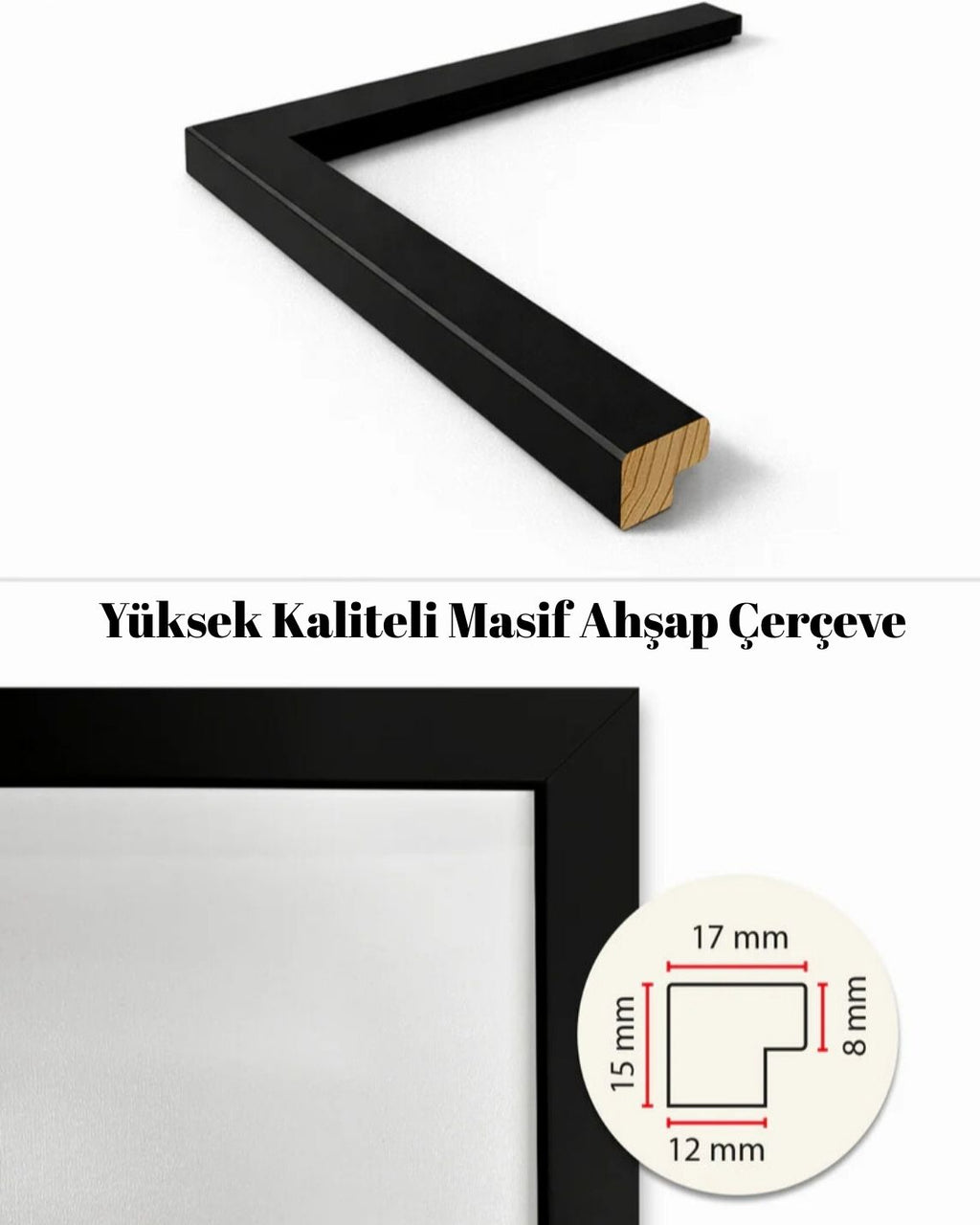 32x44 Büyük İkili Duvar Galeri Seti